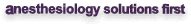 Avid Anesthesiology solutions billing software solutions first